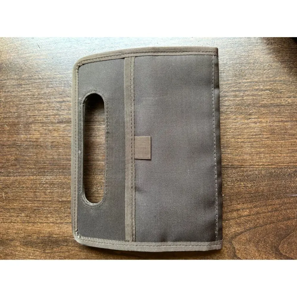 Vintage California brown canvas wallet clutch